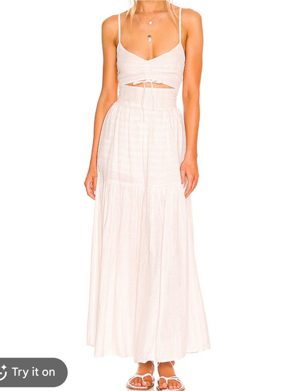 LSPACE Zuri Dress in Cream | REVOLVE small